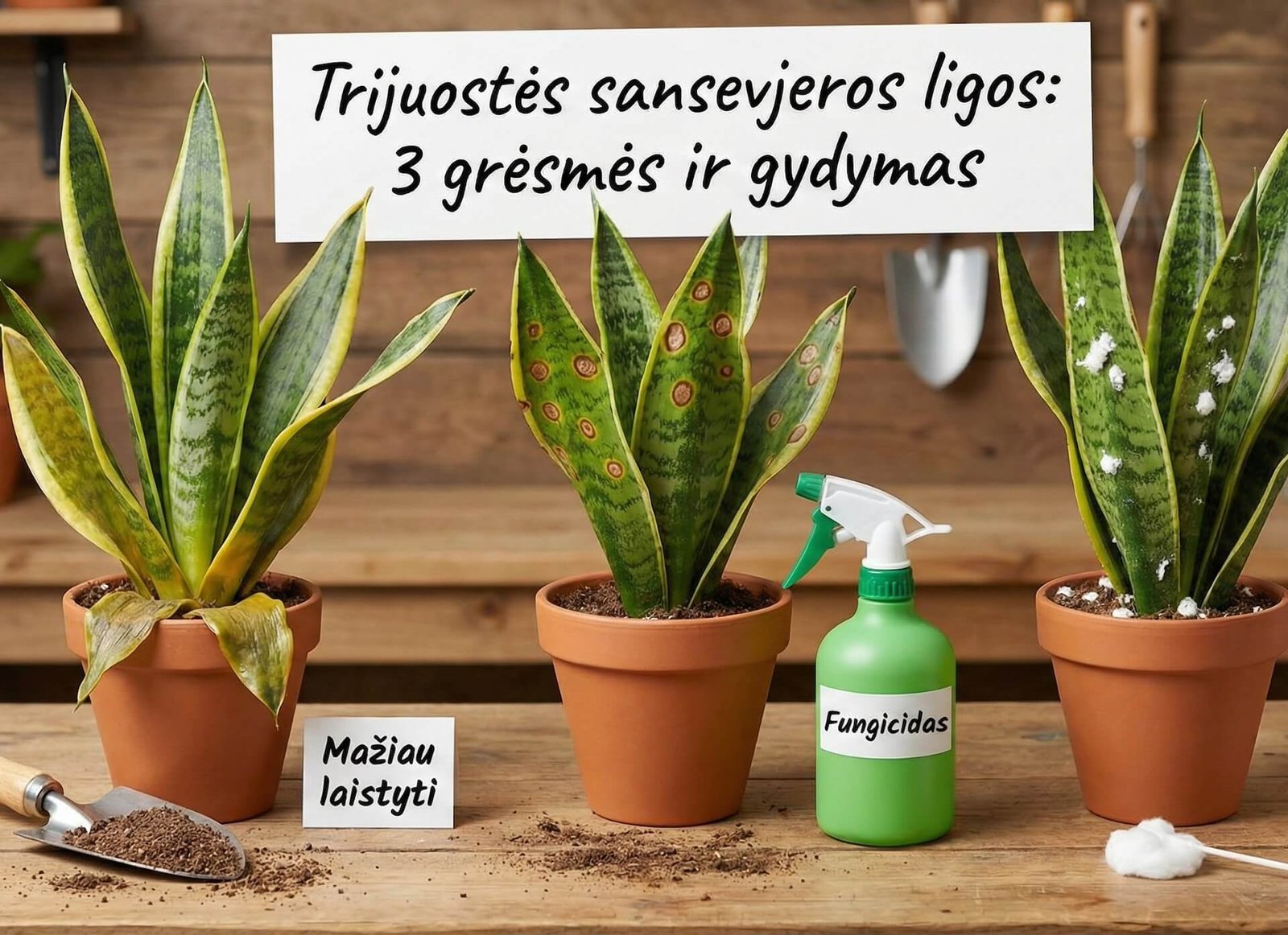 Trijuostės sansevjeros ligos, 3 pagrindinės grėsmės ir gydymas