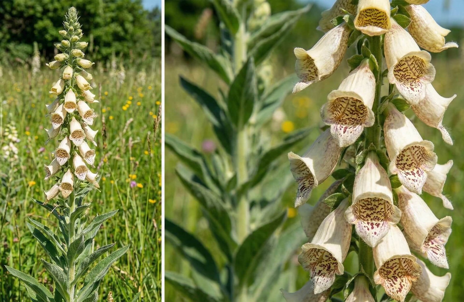 Kreminiai gauruotosios rusmenės žiedai su rudomis gyslomis