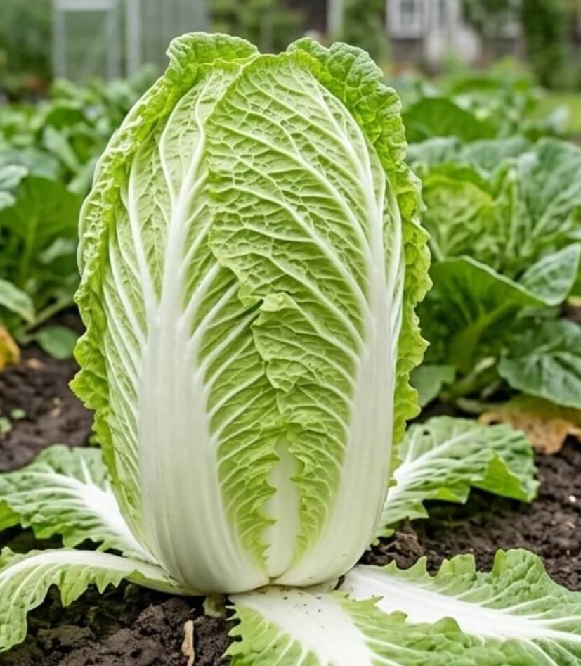 Pailga, šviesiai žalia pekininio kopūsto gūžė