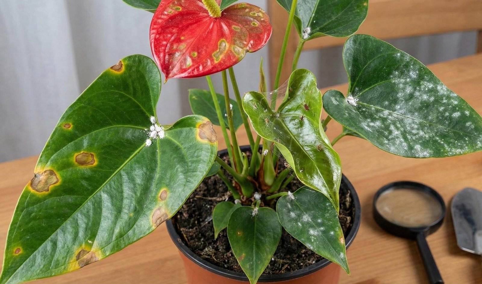 Anturis ligos, kenkėjai ir priežiūra: geltonų lapų paslaptis