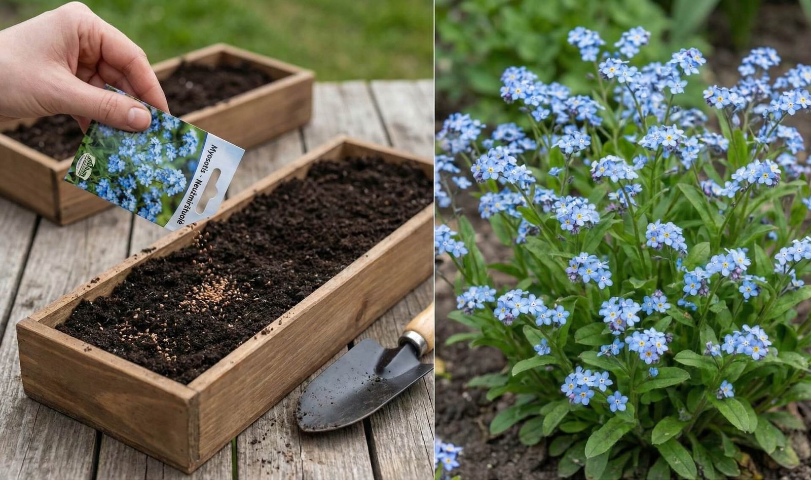 Neužmirštuolės, kada sėti? 2 būdai žydėjimui užtikrinti