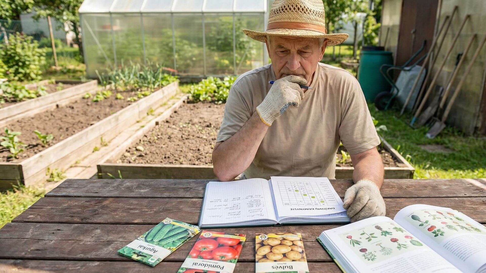 Daržovių suderinamumas, lentelė ir 4 taisyklės daržui