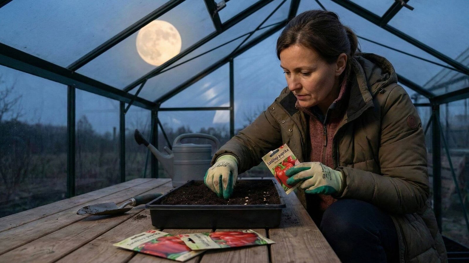 Kada sėti paprikas sausį? Sužinokite apie sėją 2026 m. pagal Mėnulį