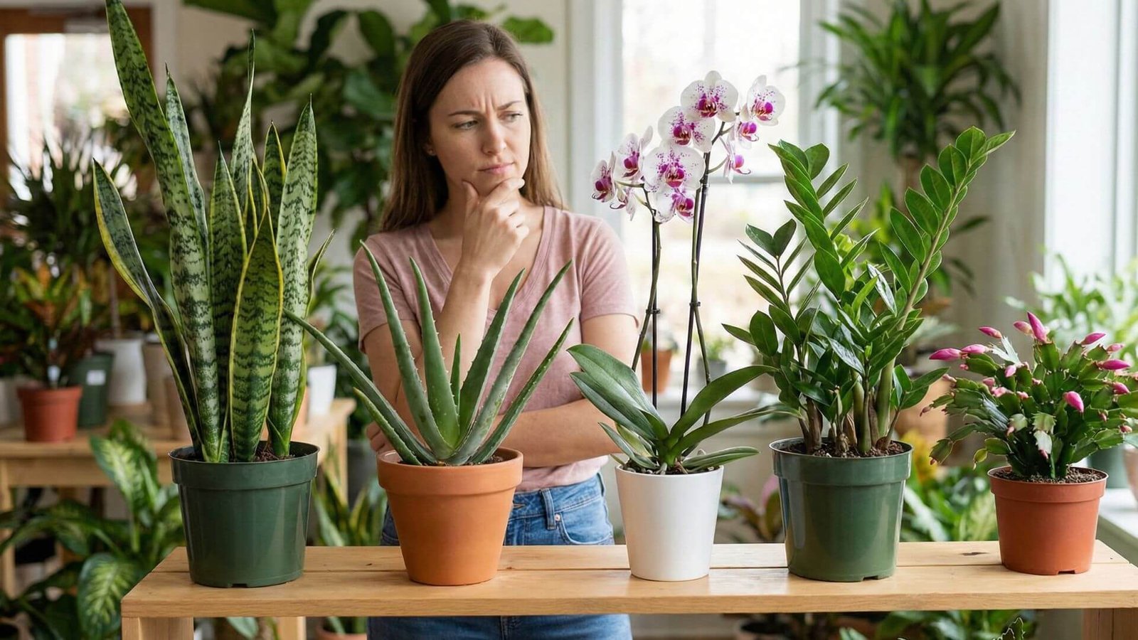 Miegamojo augalai - 5 gėlės, kurios valo orą ir gamina deguonį naktį.