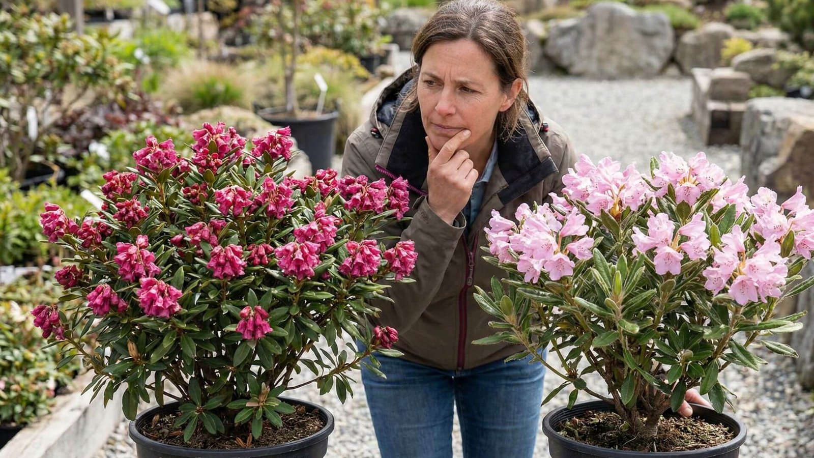 Alpių rožė, 2 pagrindiniai rododendrai, rūdėtasis ir plaukuotasis