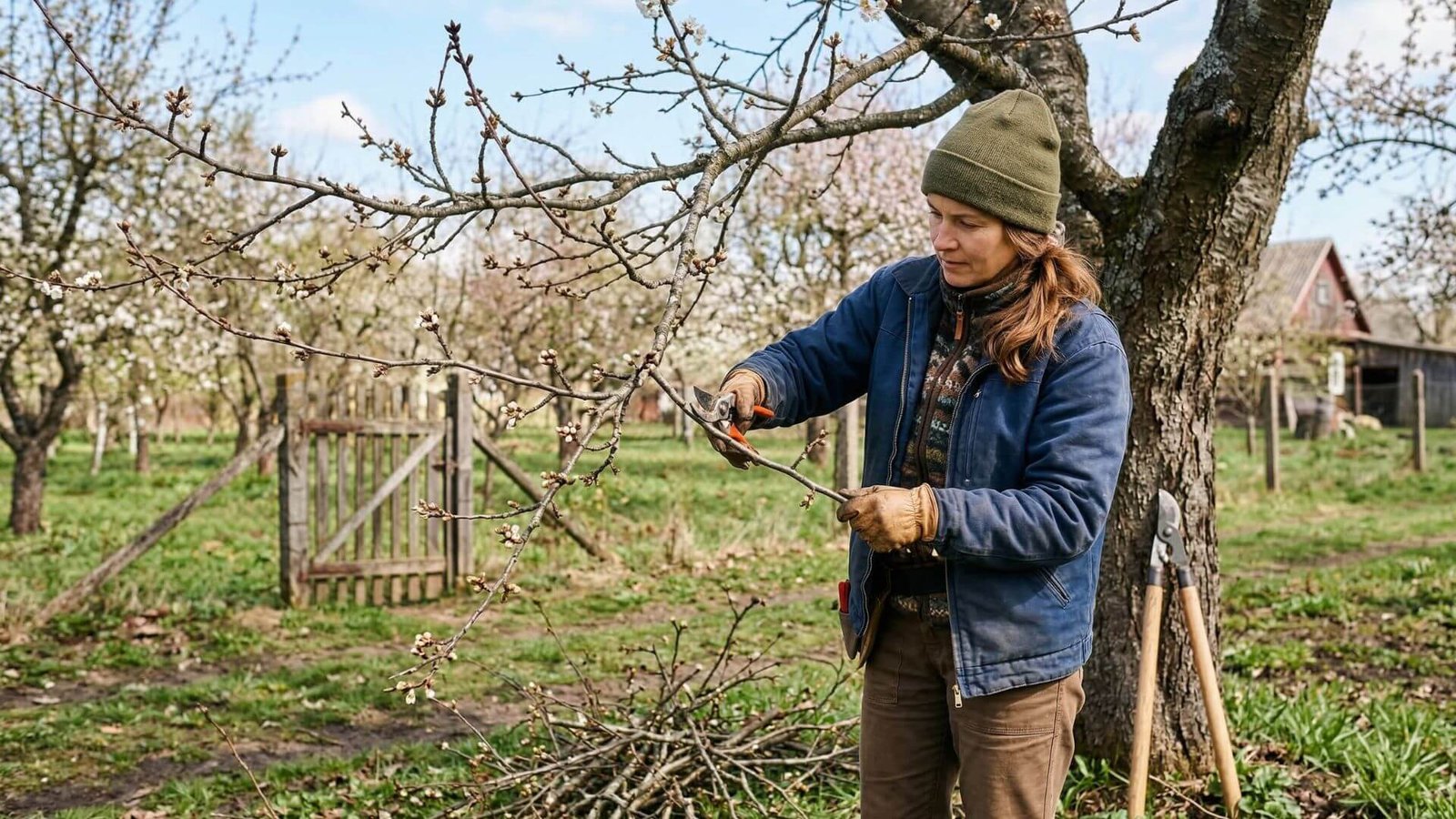 Vyšnių genėjimas 2026 pavasarį, taisyklės ir patarimai