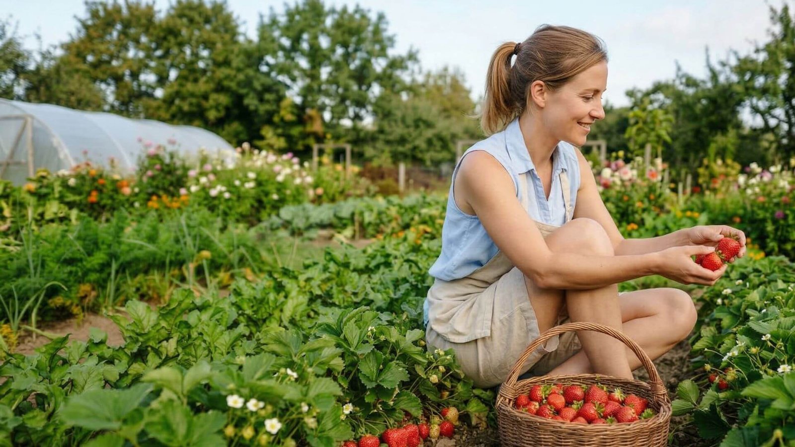 Braškių auginimas ir priežiūra, pavasario, vasaros ir rudens darbai