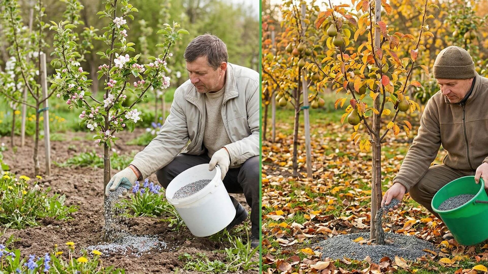 Kaip ir kuo tręšti obelis bei kriaušes pavasarį ir rudenį?