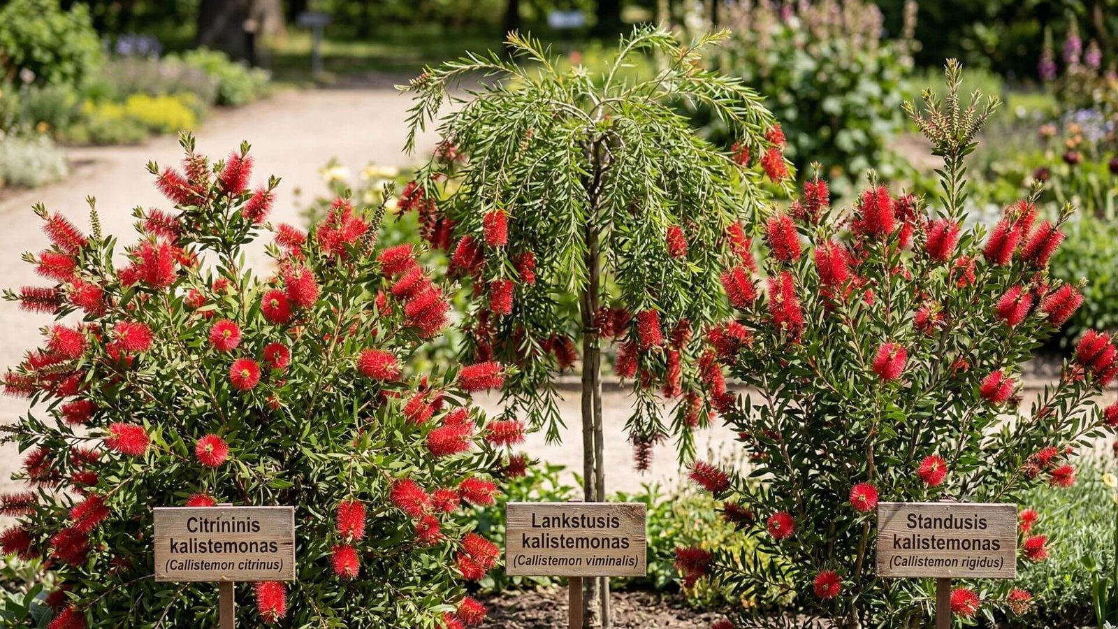 Kalistemonas (Callistemon) citrininis, lankstusis ar standusis?